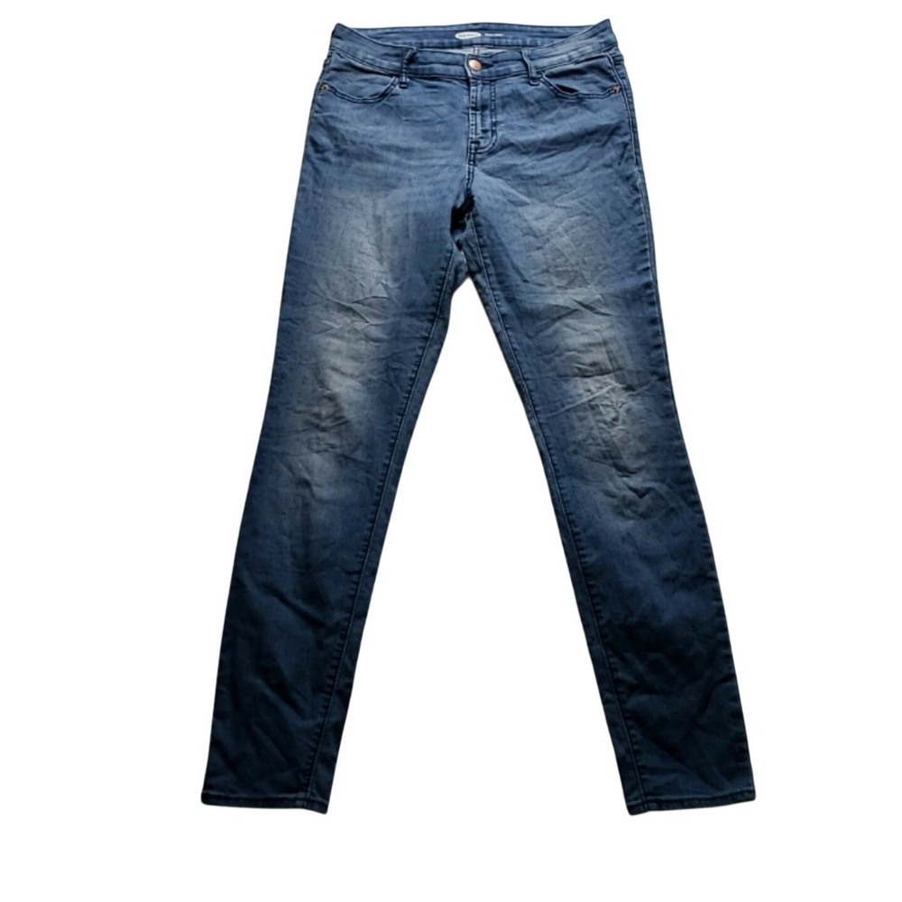 Old Navy Super Skinny Jeans Womens 6 Blue Medium Wash Stretch Denim Pants